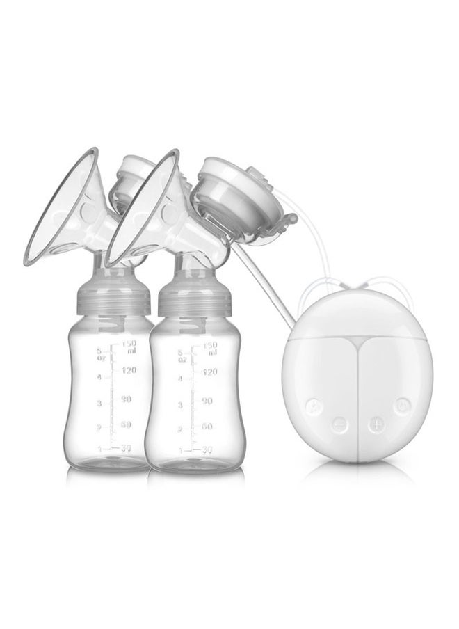 Breast Pump Electric Milk Collector，Electric Breast Pump, Ladybug Silicone Breast Milk Collector- Portable Breast Pump- Backflow Design, 2 Modes Pumps