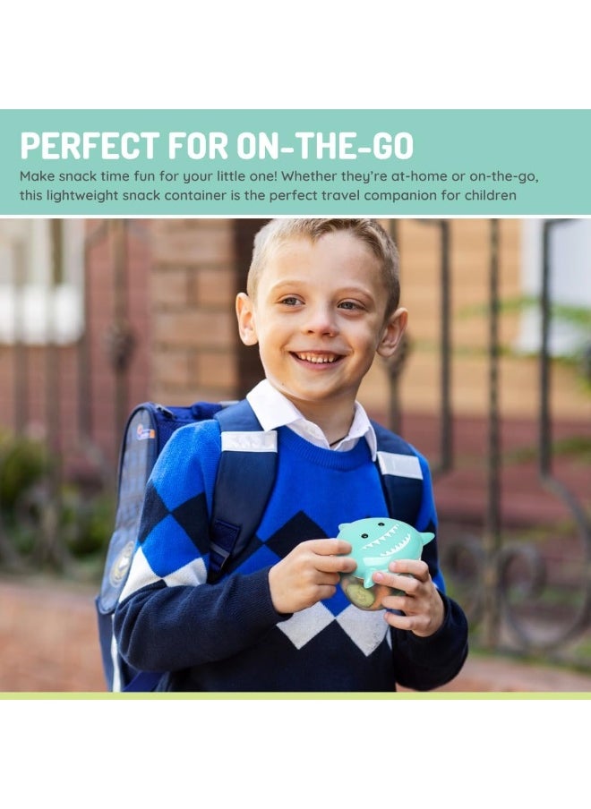 Melii Animal Snack Containers - Adorable, Airtight, and Leakproof Designs for Kids - BPA Free, Easy Clean, Perfect for On the Go Snacking and Lunch Boxes