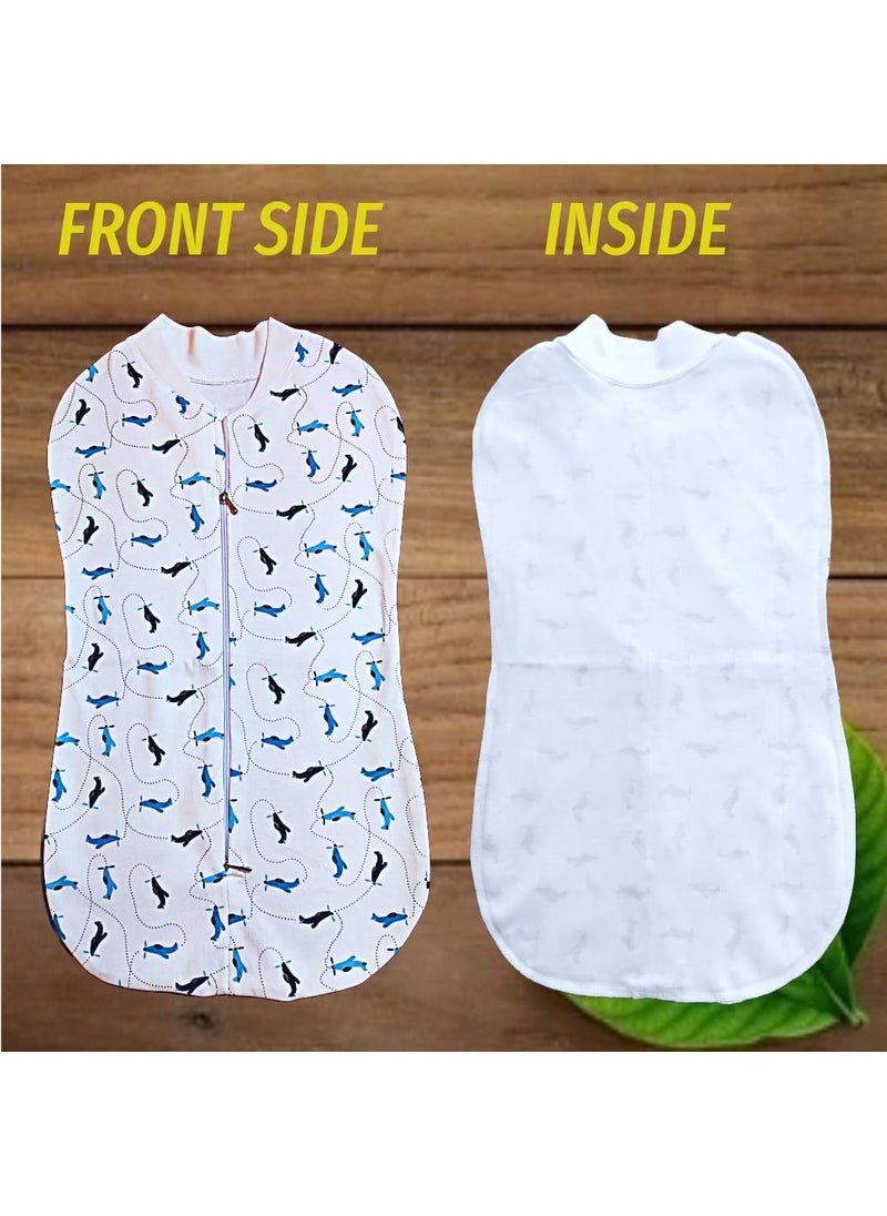 MammaChamp PODSwaddleSleeping BagBlanketsWrapSack for Newborn Baby 03 Months Packof 2 Gray Aeroplane Design