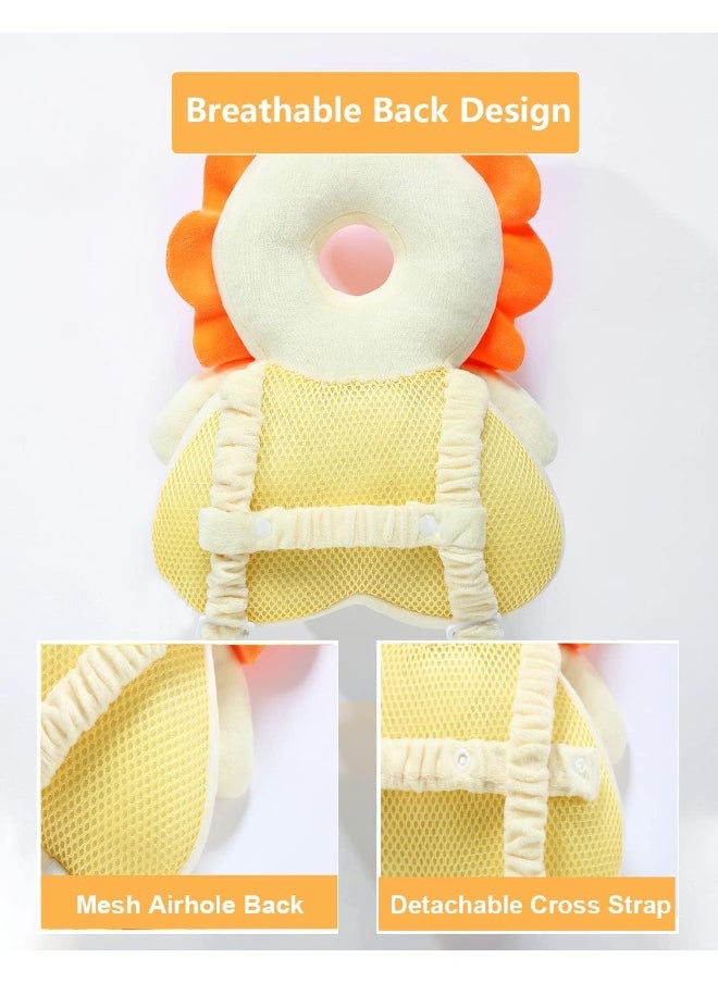 JunNeng Head Safety Protector Pad for Baby Toddler Walker, Infant Talking Head Protection Backpack Cushion