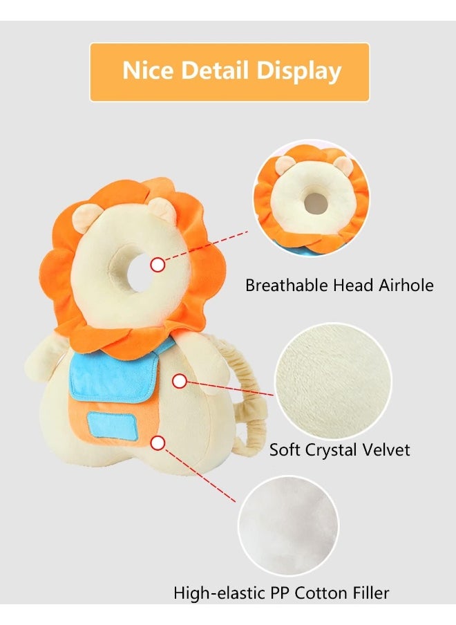 JunNeng Head Safety Protector Pad for Baby Toddler Walker, Infant Talking Head Protection Backpack Cushion