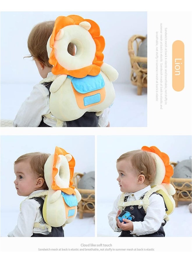 JunNeng Head Safety Protector Pad for Baby Toddler Walker, Infant Talking Head Protection Backpack Cushion