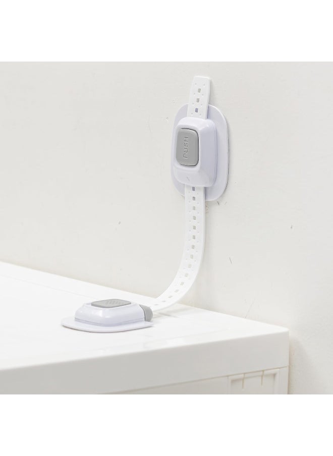 YEYA No Drill Anti tip Furniture Straps Wall Anchors for Baby proofing (2024 Upgraded 2P)