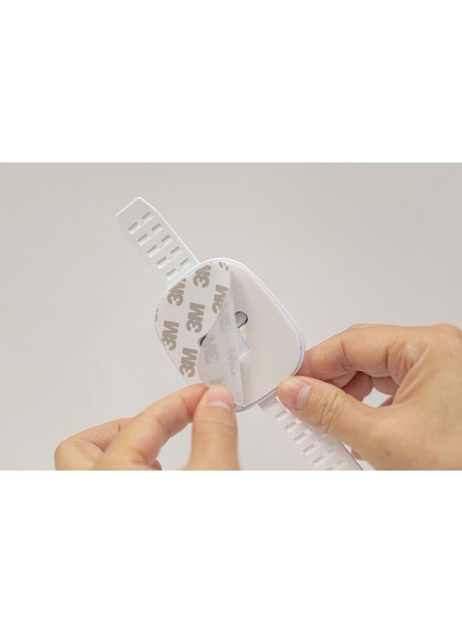 YEYA No Drill Anti tip Furniture Straps Wall Anchors for Baby proofing (2024 Upgraded 2P)
