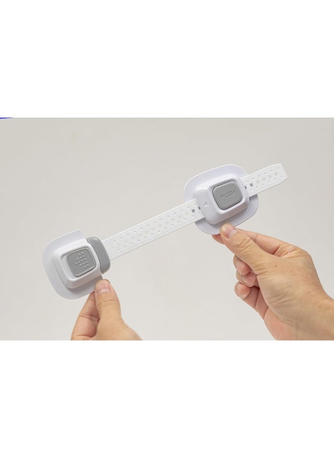 YEYA No Drill Anti tip Furniture Straps Wall Anchors for Baby proofing (2024 Upgraded 2P)
