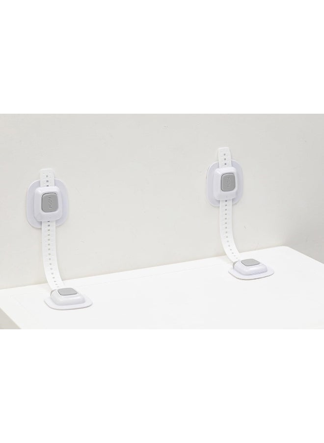 YEYA No Drill Anti tip Furniture Straps Wall Anchors for Baby proofing (2024 Upgraded 2P)