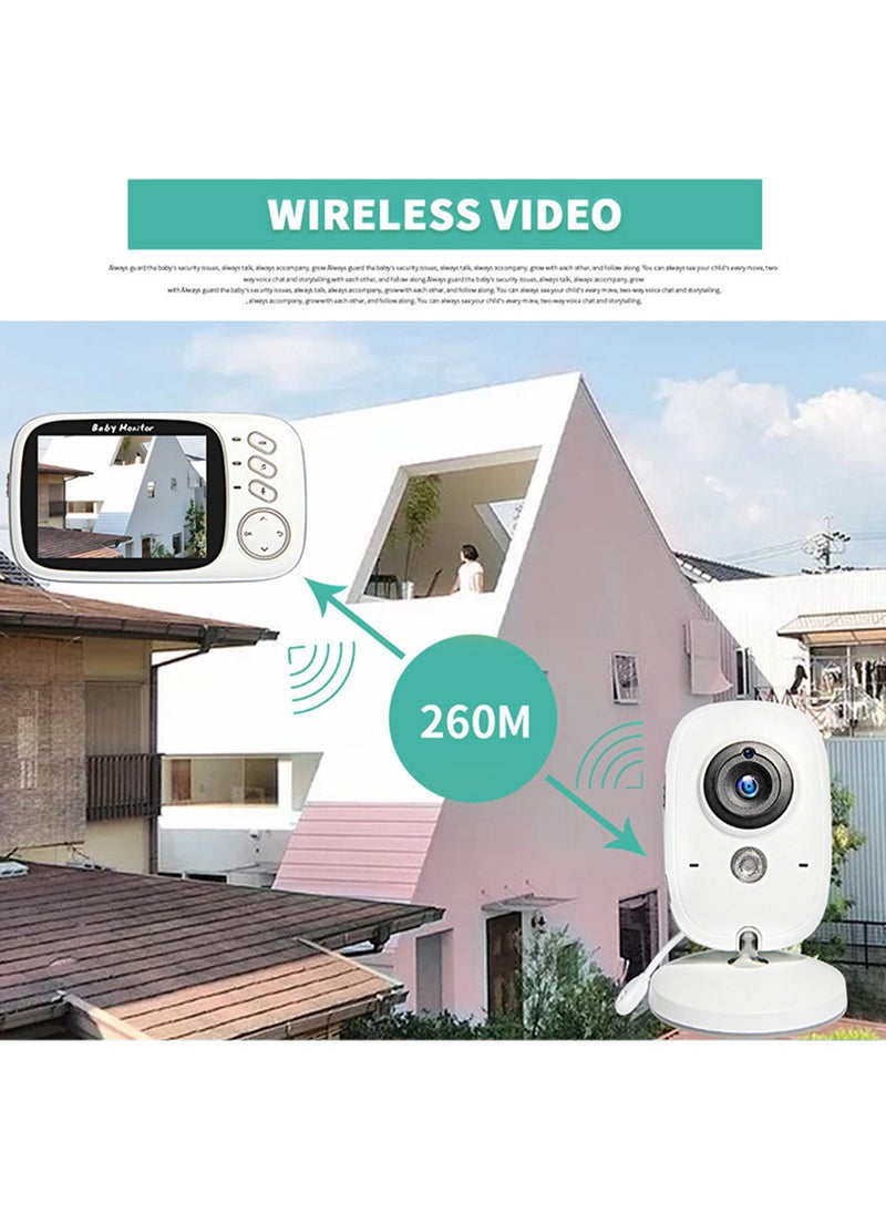 3.2” LCD Home Baby Care Monitor Wireless Camera 320×240px