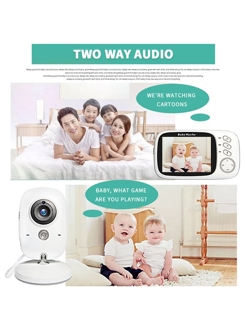 3.2” LCD Home Baby Care Monitor Wireless Camera 320×240px
