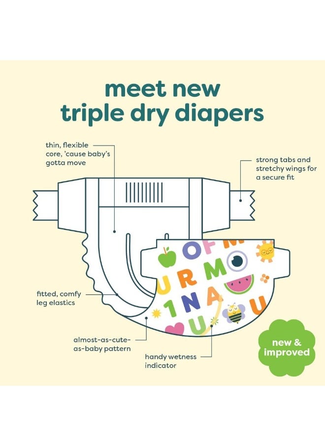 Babyganics Diapers, Size 5, 50 ct, Ultra Absorbent Diapers