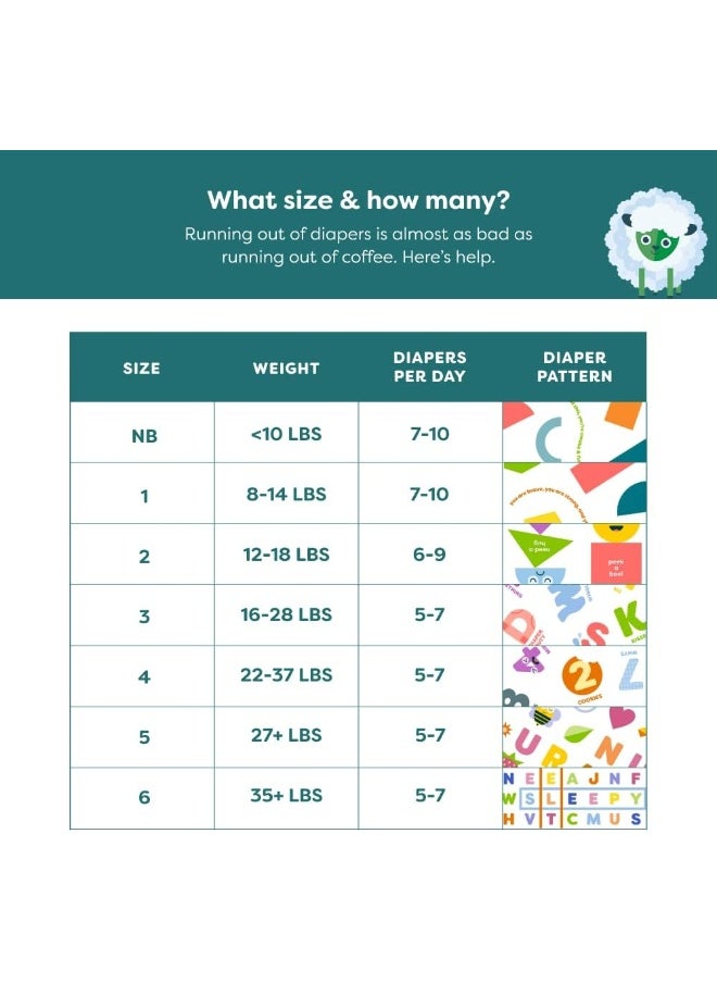 Babyganics Diapers, Size 4, 60 ct, Ultra Absorbent Diapers