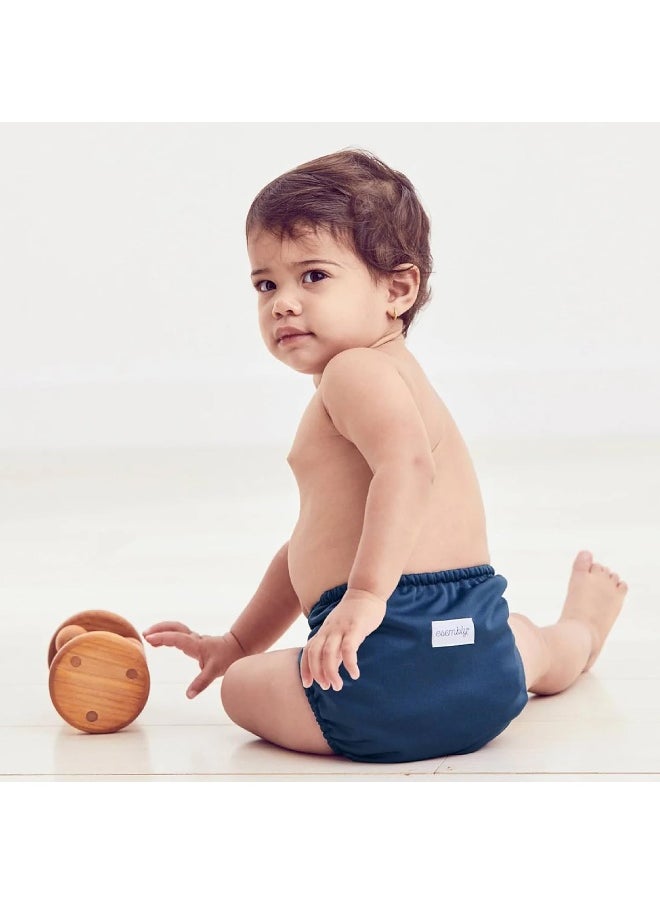 Esembly Cloth Diaper Outer, Waterproof Swim Cloth Diaper Cover, Leak-Proof and Breathable Layer Over Prefolds, Flats or Fitteds, Reusable with Snap Closure