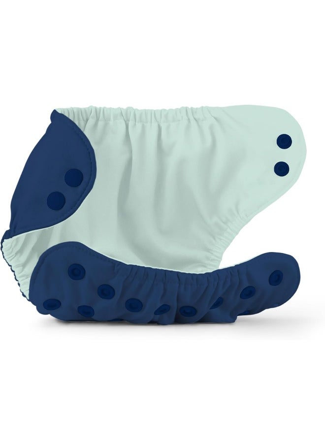 Esembly Cloth Diaper Outer, Waterproof Swim Cloth Diaper Cover, Leak-Proof and Breathable Layer Over Prefolds, Flats or Fitteds, Reusable with Snap Closure