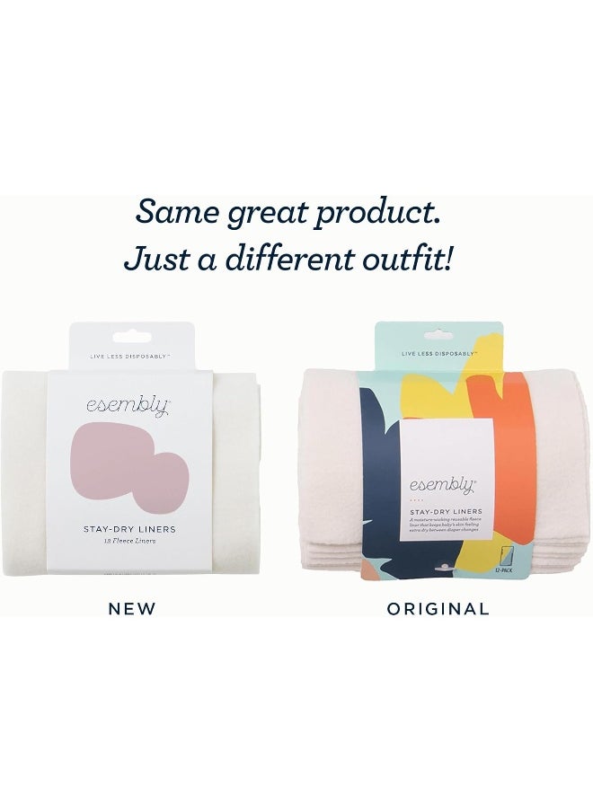 Esembly Cloth Diaper Stay-Dry Fleece Diaper Liner