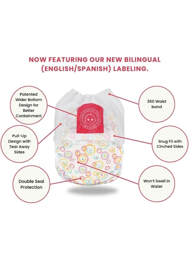 Little Toes Natural Disposable Swimmy Baby Diapers, Size 5 Large (Pack of 24)