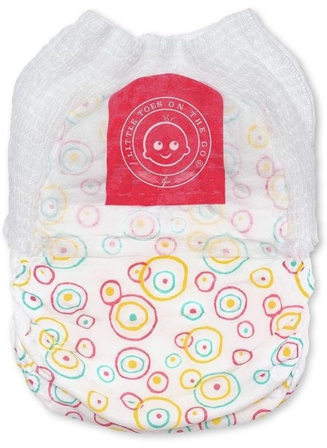 Little Toes Natural Disposable Swimmy Baby Diapers, Size 5 Large (Pack of 24)