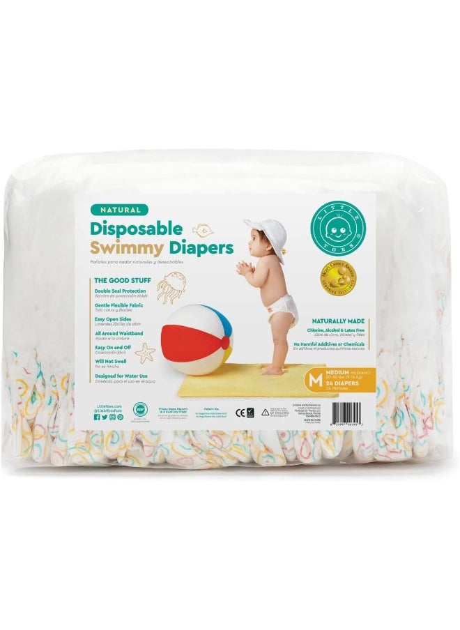 Disposable Swimmy Diapers Medium, 24