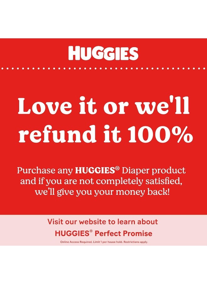 Huggies Size 4 Diapers, Little Movers Baby Diapers, Size 4 (22-37 lbs), 140 Ct (2 Packs of 70)