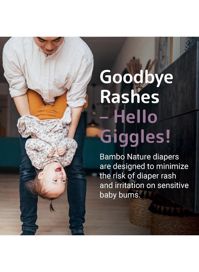Bambo Nature Premium Baby Diapers (SIZES 0 TO 6 AVAILABLE), Size 3, 174 Count