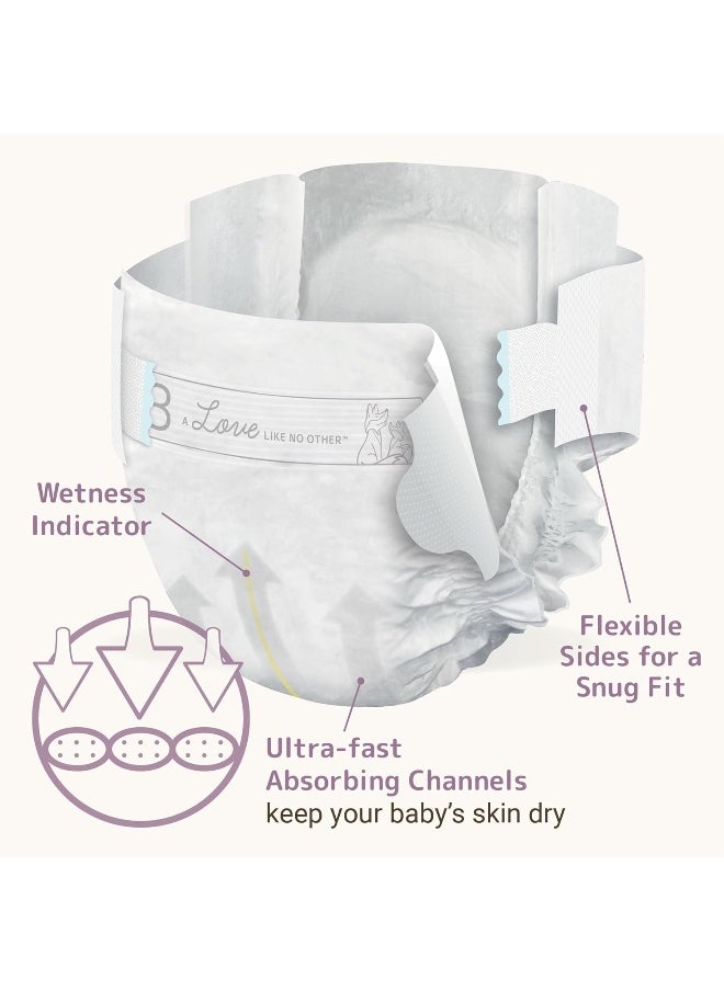Bambo Nature Premium Baby Diapers (SIZES 0 TO 6 AVAILABLE), Size 3, 174 Count