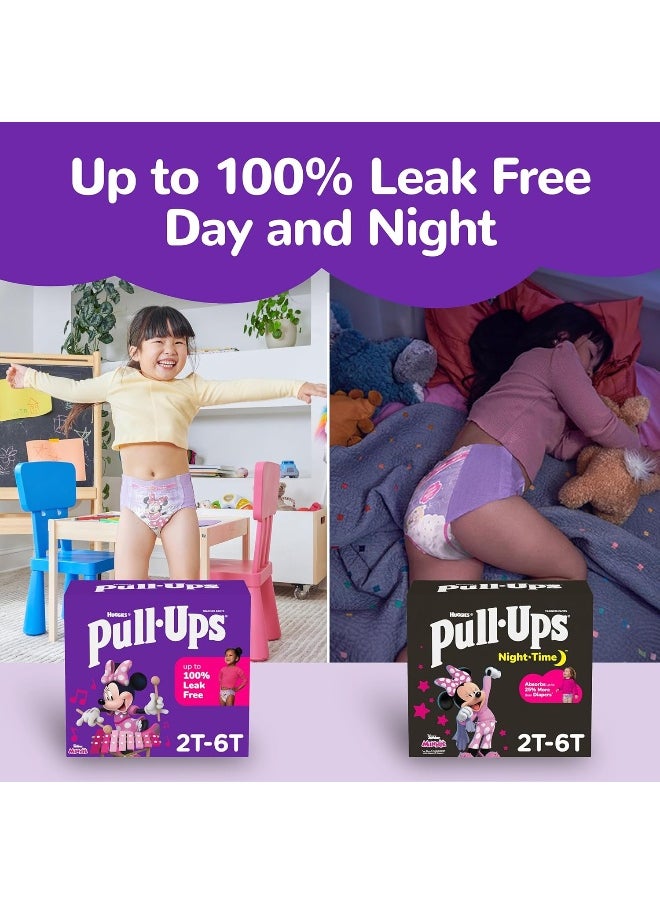 Pull-Ups Girls' Nighttime Potty Training Pants, Training Underwear, 3T-4T (32-40 lbs), 60 Ct