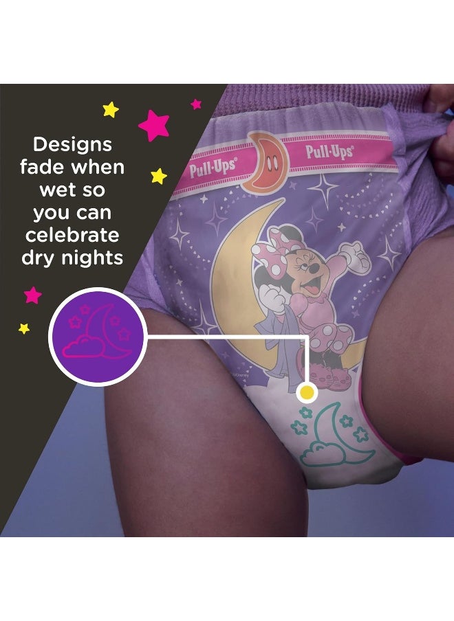 Pull-Ups Girls' Nighttime Potty Training Pants, Training Underwear, 3T-4T (32-40 lbs), 60 Ct