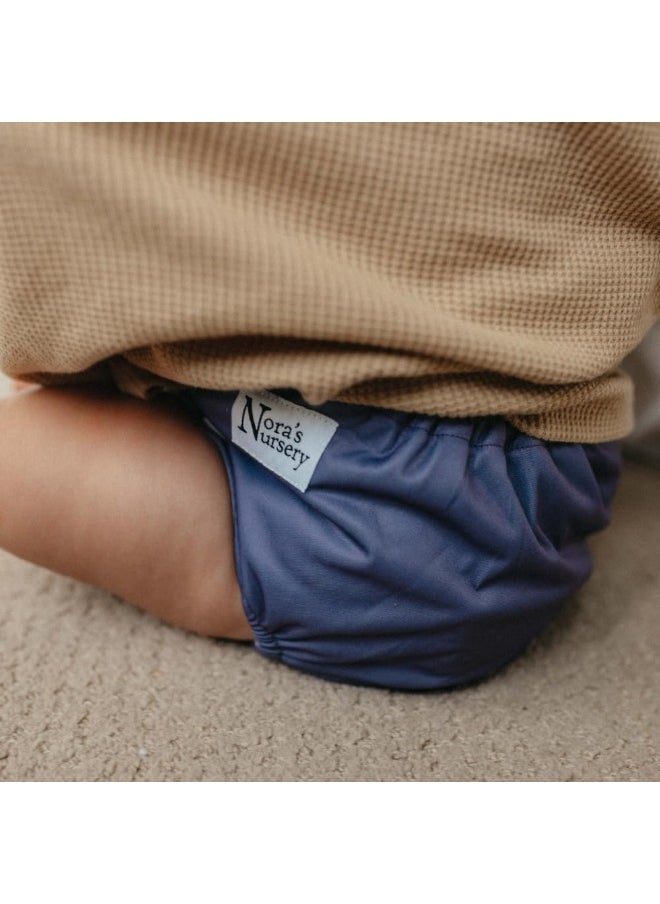 Nora's Nursery Amethyst 4-Pack Cloth Pocket Diapers with 4 Inserts