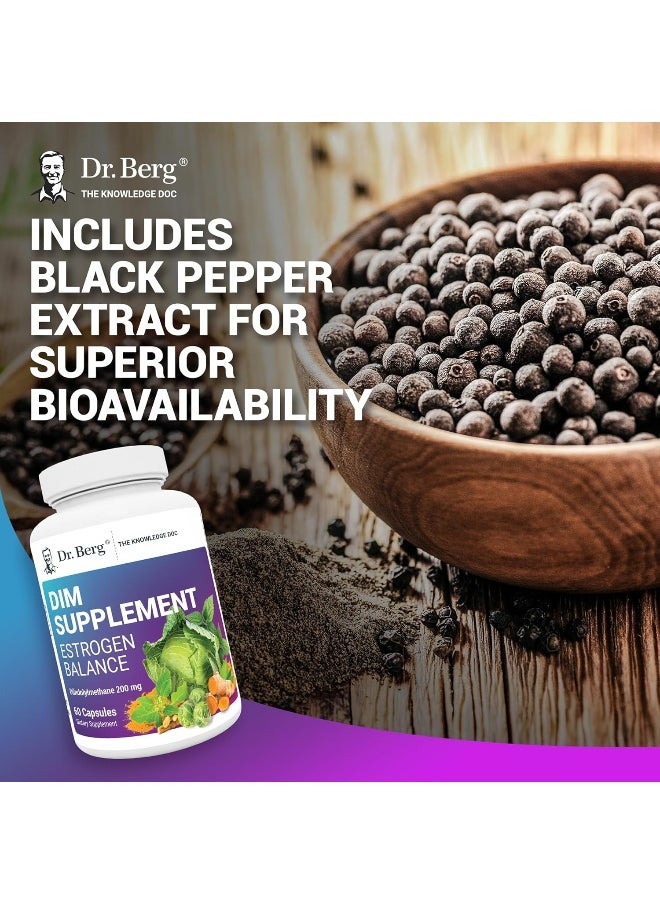 Dr. Berg Dim Supplement Estrogen Balance