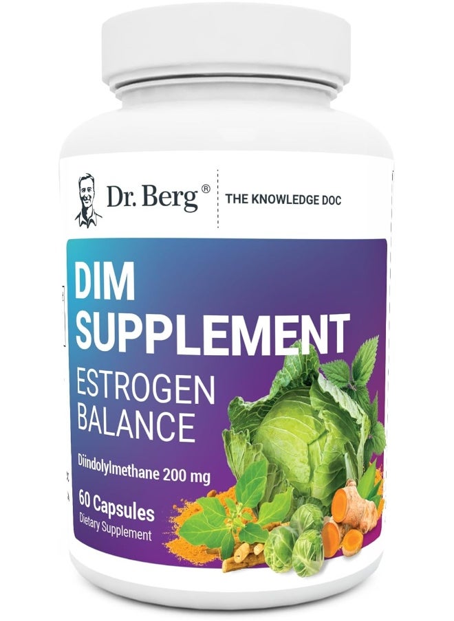 Dr. Berg Dim Supplement Estrogen Balance
