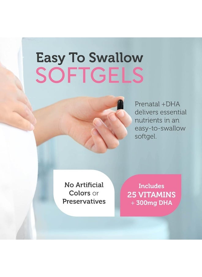 Prenatal Dha, Vitamins For Mother And Child, New Improved Vegetarian With Dha, 60 Softgels