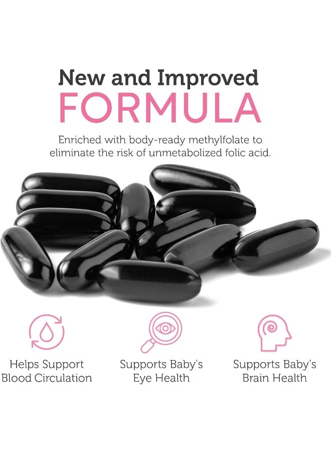 Prenatal Dha, Vitamins For Mother And Child, New Improved Vegetarian With Dha, 60 Softgels