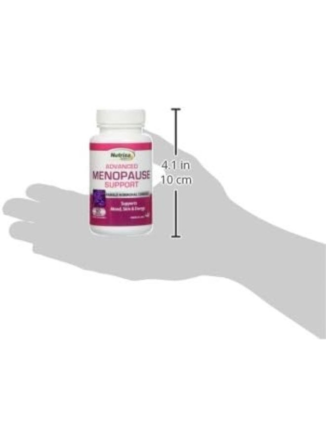 Advanced Menopause Support - Natural Female Hormonal Complex For Hot Flashes, Mood Swings & Dryness - Black Cohosh, Soy Isoflavones & Herbal Extract Formula - Does Not Include Hormones