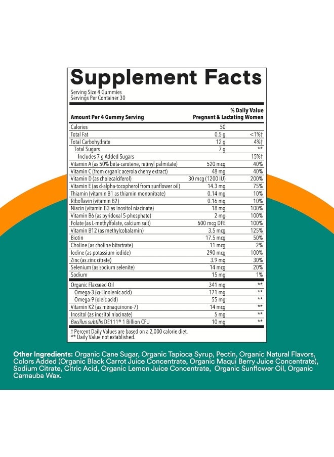 Daily Organic Gummy Prenatal Multivitamin