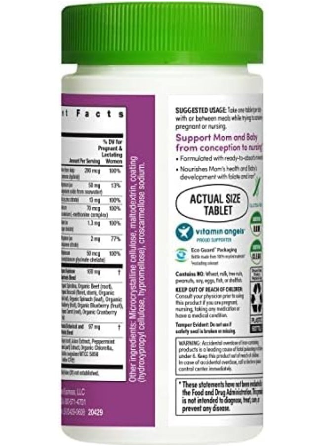 Prenatal One Multivitamin, Folic Acid, Calcium, & Vitamin D, Gluten Free, Supports From Conception To Postnatal, Clinically Proven Absorption, 60 Tablets