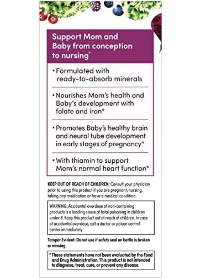 Prenatal One Multivitamin, Folic Acid, Calcium, & Vitamin D, Gluten Free, Supports From Conception To Postnatal, Clinically Proven Absorption, 60 Tablets
