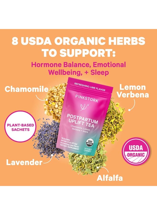 Postpartum Bundle: Postpartum Reset, Uplift Tea, Recovery Tea