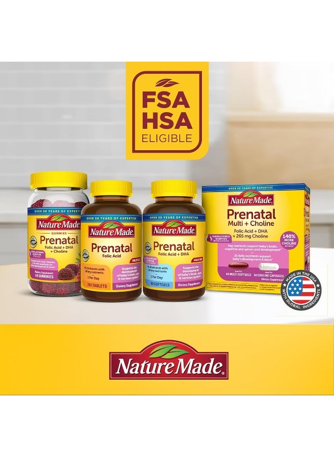 , Prenatal, Multi + Dha 200 Mg, Rich In Folic Acid, Iron, Iodine & Zinc Value Size 90 Softgels