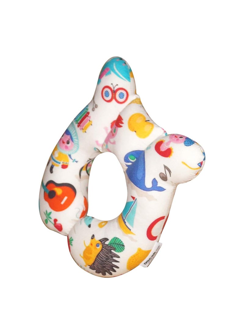 Oscar Home Baby UShape Neck Pillow Neck Protector for Car Seat Stroller Perfect for Travel Train Flight Bus 01 Years