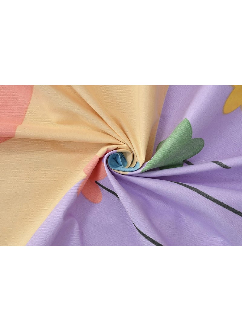 BREVARD Glacecotton Single Duvet CoverRajai CoverBlanket Cover with Zipper 60 x 90 Inches Multicolor