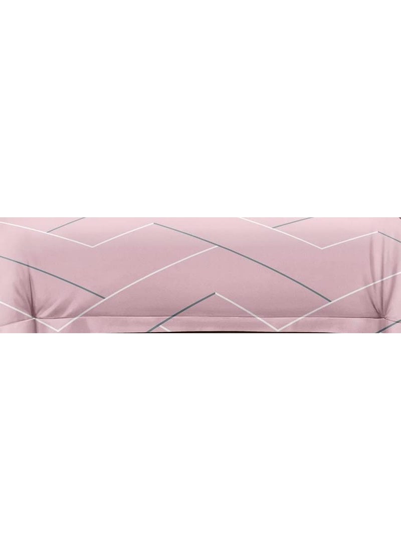 THE HOME STYLE 400TC Super Soft Glace Cotton Single Bed Duvet II Razai II Quilt II Comforter Cover II Dohar of Single Bed with Zipper Single 60x90 Inch Ballet Pink
