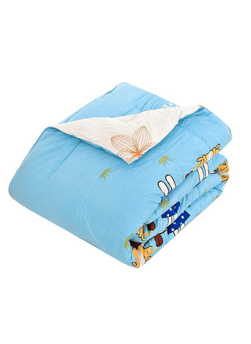 COZY FURNISH Microfiber Cartoon Printed AC Duvet Quilt Comforter Lightweight Comforter Single60X90Inches Lion Single