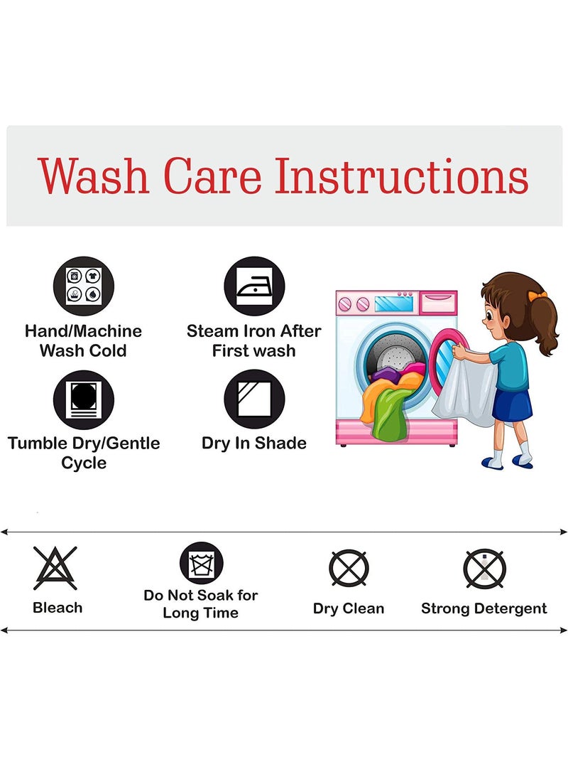 HOMICON Premium Cotton Feel 8 Pieces Diwan Cover Set with 1 Single Diwan Bedsheet 2 Bolster Covers and 5 Cushions Cover HALDI Haldi