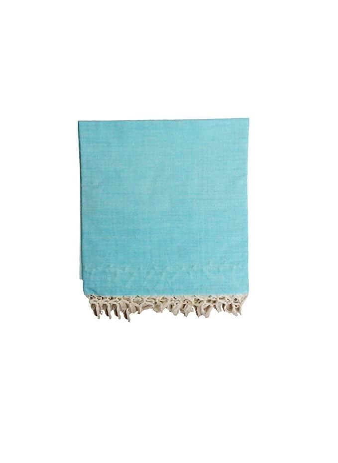 AAKRITI HANDLOOM Cotton Silky Soft Bhagalpuri Dull chadar lite Blanket Duvet Combo Pack of 2 Plain Blue Plain RED 260cm130cm