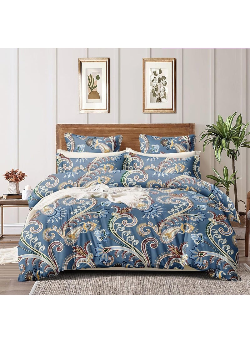 Home Designs Glace Cotton Single Bed Duvet Cover Set Size 60 x 90 INCHES Color13