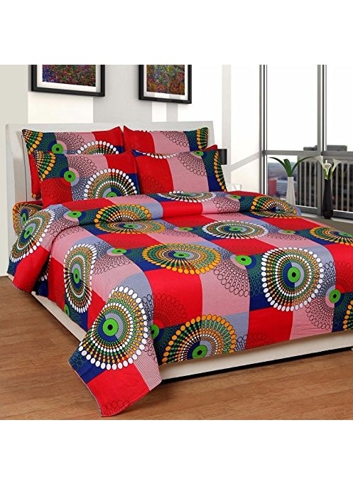 AAZEEM Premium Abstract Polyester Double Bed Duvet Cover Multicolour