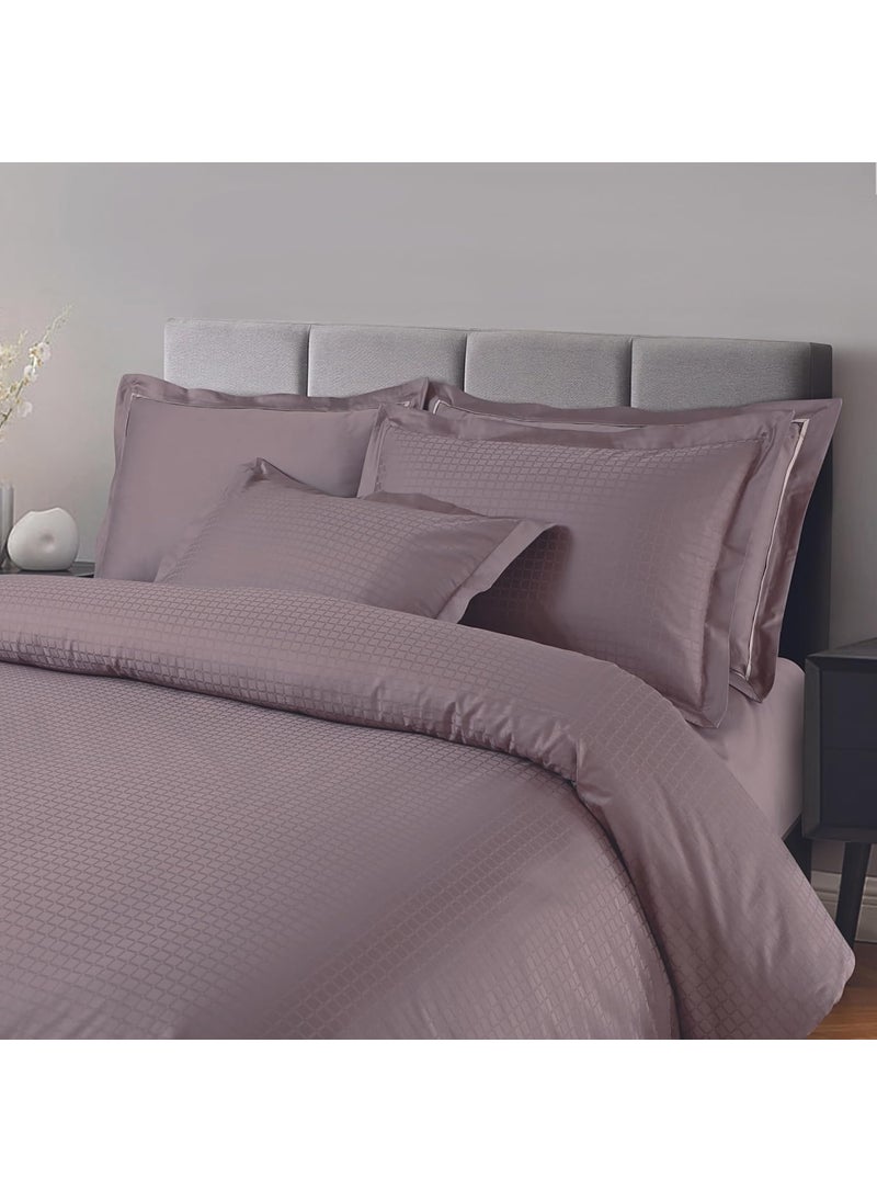 Malako Como Jacquard Wine 100 Cotton Super King Size Duvet CoverQuilt Cover