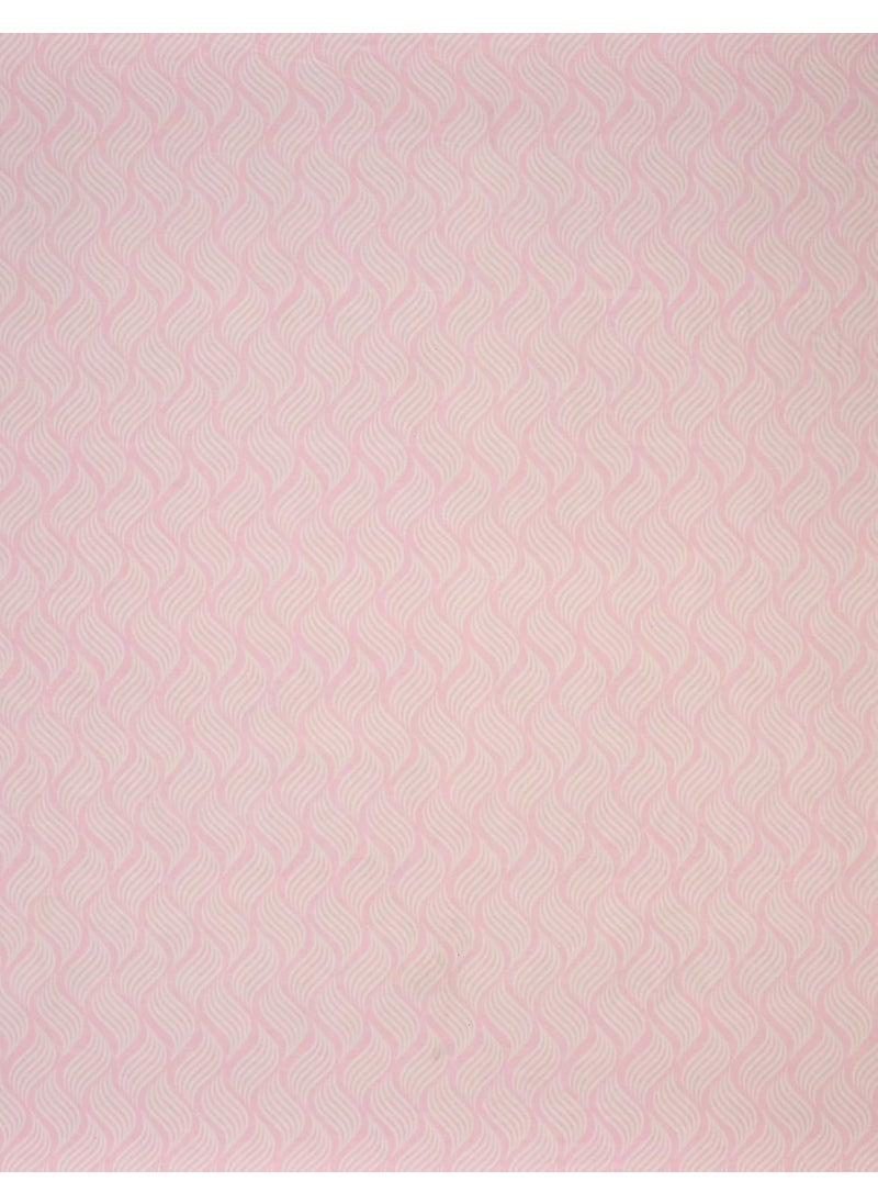 MORADO Glace Cotton Double Duvet CoverRajai CoverBlanket Cover with Zipper 90x100 Inches Pink