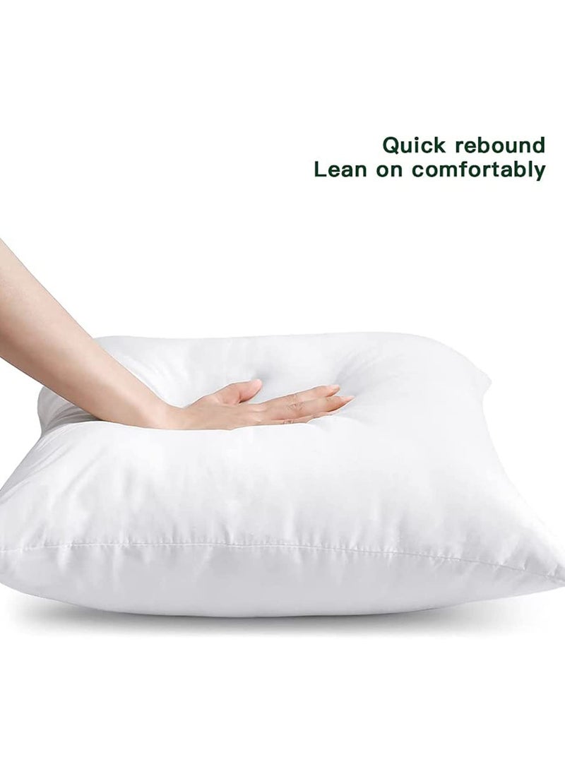 SAJAVAT HOME Super Soft Microfiber Pillow Filler Luxurious Hypoallergenic Decorative White Pillow Insert for Couch Bed and Home Decor 18x27 Inches 45x68 cm Pack of 1