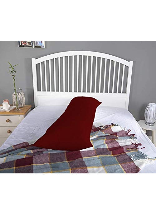 Daddy Cool Ultra Soft Body Support Body PillowPregnancy Pillow for Pregnant WomenMaternity Pillow Side Sleeping Pillow 20 x 54 Inch Pack of 1 Maroon