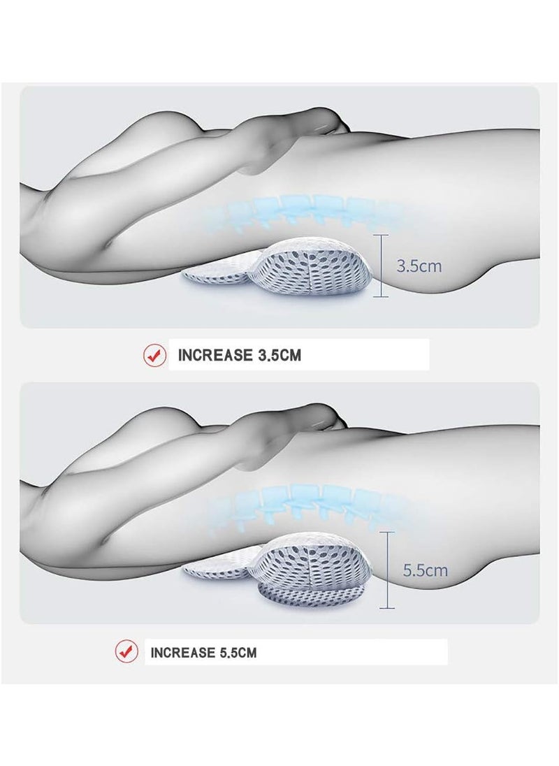 ISTARA Pregnancy PillowBack Pillow with Buckwheat Sleep Pillow Sleeping Pillow Bed Waist Support Lumbar Herniation Protector for Home Prevent Muscle Strain