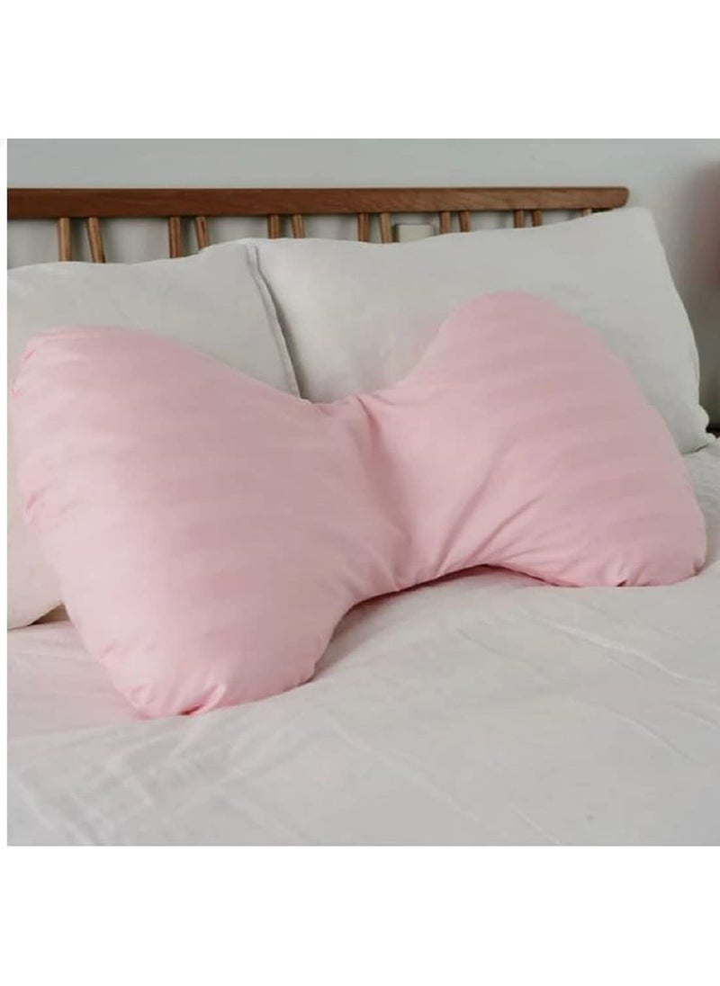 ATOOTFUSION Ultra Soft Butterfly Shaped PillowBody PillowMaternity Pillow Butterfly Maternity Pillow Pink